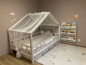 Dětská domečková postel - 5
