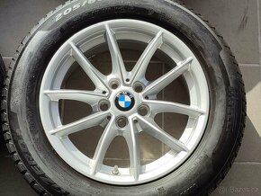 Zánovní ALU komplet BMW 16" 5x112 ET22 pneu 205/60/16 - 5