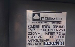Laboratorní komora KBC G-100/250 Premed
- 5