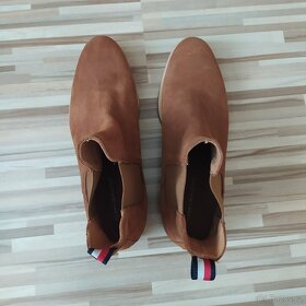 PÁNSKÉ KOTNÍKOVÉ KOZAČKY | NOVÉ | HNĚDÉ | TOMMY HILFIGER - 5