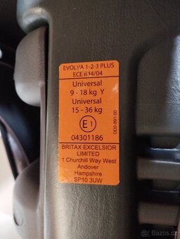 Dětská autosedačka Britax - 5