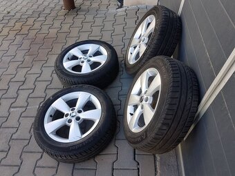Originál alu kola CARME 6x15" 185/60 Rapid, Fabia III, nově - 5