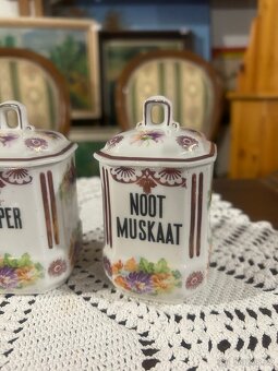 Starožitné porcelánové kořenky - 5