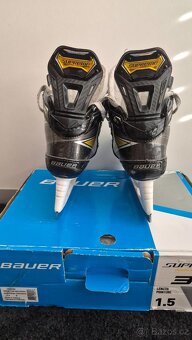 Prodám brusle Bauer Supreme 3S Pro Jr., vel. 1.5 D - 5