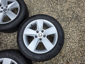 Zimní komplet kola Škoda ilias 5x112 205/55 r16 - 5