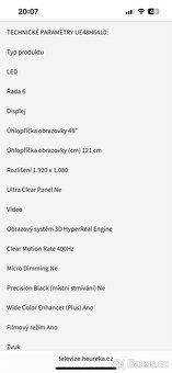 Tv Samsung ue48h6410ss - 5