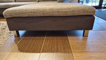 Rohová sedačka 220x285cm šedá - 5