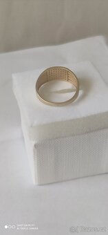 Zlatý prsten dámský vel.58 - 5