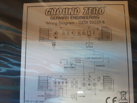 GROUND ZERO TITANIUM - zosil 2x250W RMS/2Ohm,1x600W RMS/4Ohm - 5