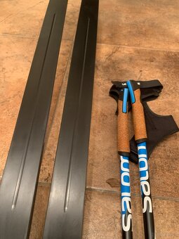 Běžky Salomon RC10 eskin 206 Hard+boty 45 +hůlky - 5