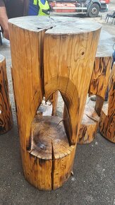 zahradní nábytek - stůl a barové židle - 5
