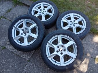 Obutá alu kola 15ky 5x100 ŠKODA SEAT VW AUDI - dobírka možná - 5