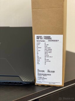 Herní notebook ASUS TUF Gaming - AMD R5/16GB/512GB/RTX 3050 - 5