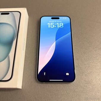 iPhone 15 Plus 128GB modrý, jako nový, záruka rok - 5