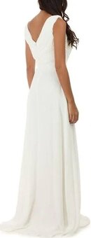 Bílé šaty na věneček / svatební šaty  vel. 38/M - 5