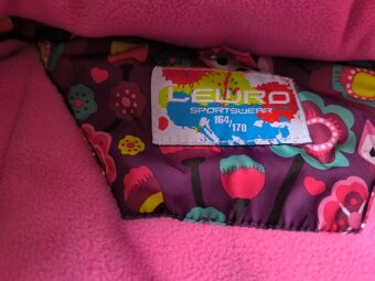 Krásná dívčí zimní lyžařská bunda zn. Lewro - vel. 164/170 - 5