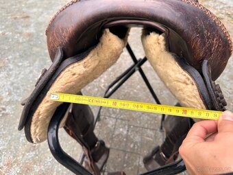 Westernové sedlo bez hrušky - 5