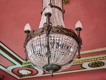 Velký starožitný lustr Ludvík XVI - Hruška - 5