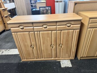 Hezká komoda se šuplíky a dveřmi dekor Buk - 5