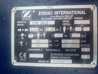Člun Zodiac+ motor Tohatsu 5hp - 5