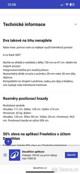 Posilovací klec a posilovací lavice - 5