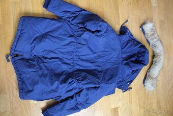 Zimní dámská bunda s peřím hřejivá Levi Strauss, vel.: S - 5
