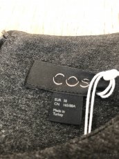 Tmavě šedé šaty COS - 5