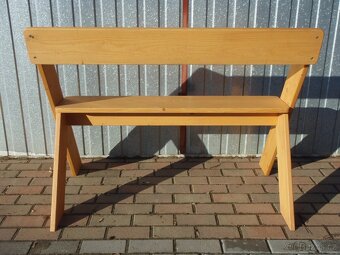 Dřevěná lavička - 5