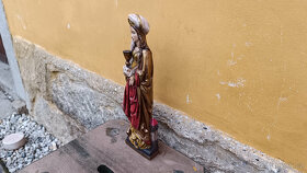 Soška sv. Barbora (Barbara) výška 38cm - patronka havířů - 5