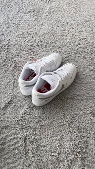 Nike SB Dunk Low Supreme 94 White Metallic Silver - 5