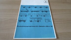 Prospekty Mercedes 60.-90. léta. - 5