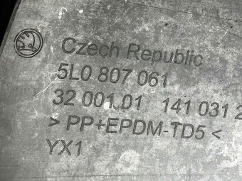 ŠKODA YETI - 5L - 2009-2012 - spojler - 5L0807061 - 5