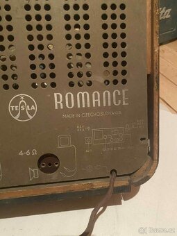 LAMPOVÉ RÁDIO REKTRA ROMANCE – originál ČSSR, plně osazené - 5