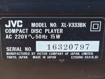 CD přehrávač JVC XL-V333BK, Japan - 5