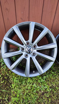 Originální alu kola volkswagen merano antracit 5x112 - 5