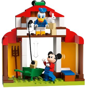 Nové LEGO 10775 Myšák Mickey a Kačer Donald na farmě - 5
