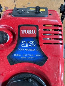 SNĚHOVÁ FRÉZA TORO QUICK CLEAR CCR 6053 R - 5