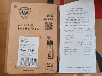LYŽAŘSKÉ BOTY Lyžařské boty ROSSIGNOL VIZION 4B 100 HV GW - 5