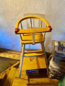 dětská variabilní dřevěná stolička RETRO - 5