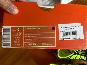 Sprinterské tretry Nike zoom superfly R3 vel 42,5 - 5