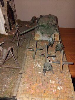 Model bitvy útok na sovětský tank. - 5