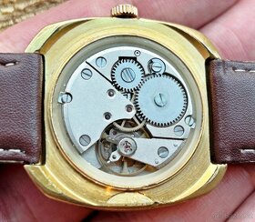 Československé Retro Vintage hodinky PRIM Hnedé zo 70. rokov - 5