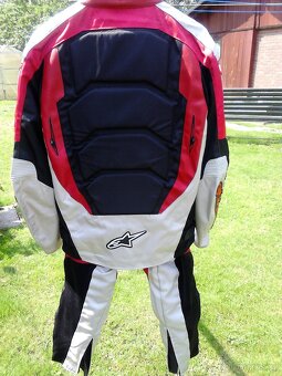 Dvojdílná textilní kombinéza Alpinestars M/L+ slidery v ceně - 5