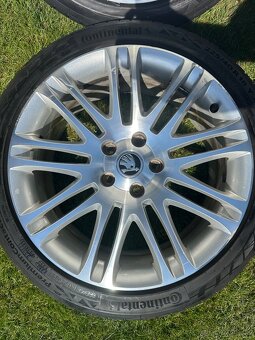 ALU Kola ŠKODA 5x112 R18 LUXON NOVÉ Letní Pneu 225/40/18 - 5