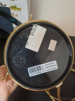 Retro stolní skleněná lampa - 5