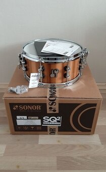 Prodám nový snare Sonor SQ2 13x6"- Maple medium - 5