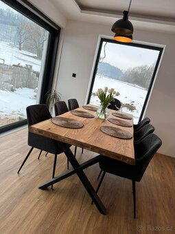 Dubový masivní  stůl 160x100 cm. Kuchyňský stůl - 5