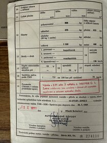 Škoda 100 Doklady + SPZ TP faktura Mototechna - 5