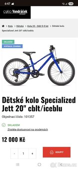 Dětské kolo 20 specialized Jeet - 5
