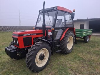 Zetor 5340 + třístranný sklápěč Molčík EDK 3000 - 5